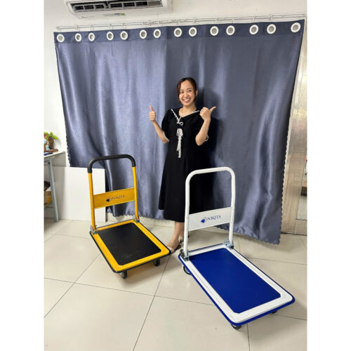 Xe đẩy hàng sàn thép - tải trọng cao - 150 đến 300kg - Ảnh 2